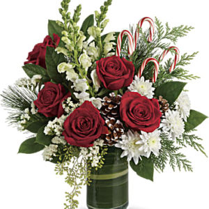 Teleflora's Festive Pines Bouquet