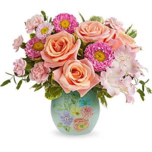 Watercolor Garden Bouquet